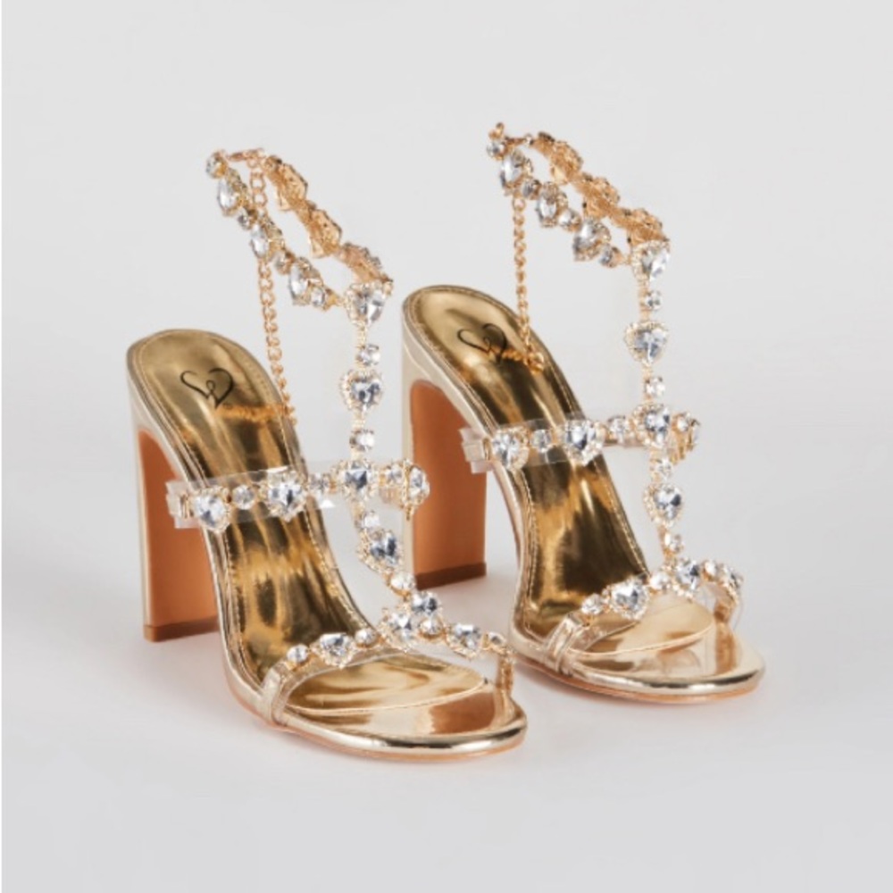 Gemstone Block Heels
